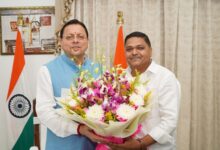 Photo of CM धामी से जिला सहकारी बैंक नैनीताल के नवनिर्वाचित अध्यक्ष ने की भेंट