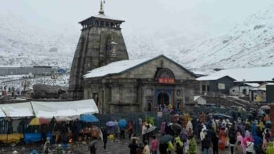 Photo of केदारनाथ: बर्फ की सफेद चादर में सजा बाबा केदार का धाम