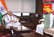 Photo of मुख्यमंत्री भगवंत मान ने केंद्रीय मंत्री मनोहर लाल खट्टर से की मुलाकात