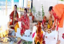 Photo of CM Dhami ने शारदीय नवरात्रि की महानवमी पर किया हवन एवं कन्या पूजन