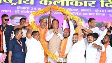 Photo of अंतर्राष्ट्रीय कलाकार दिवस पर बानबरद में आयोजित पंडवानी महासम्मेलन में शामिल हुए CM साय